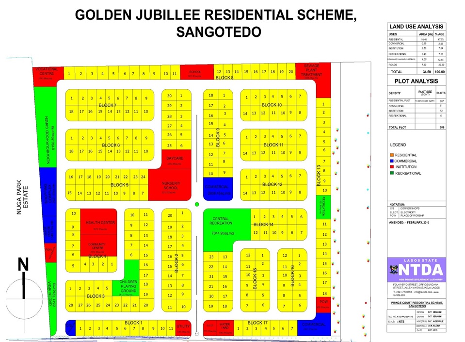 Golden Jubillee Residential Scheme, Sangotedo